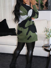 indiebeautie Camo Open-Front Cardigan